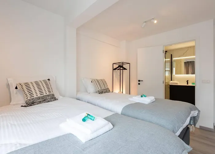 Lägenhet Spacious Penthouse For 8 People In The Centre Oostende